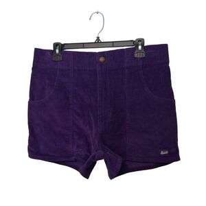 Hammies Corduroy Shorts Mens 36 Plum Purple Retro 70s Style Stretch Casual 3"